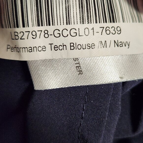 Quince Performance Tech Blouse Navy Medium - Picture 6 of 8
